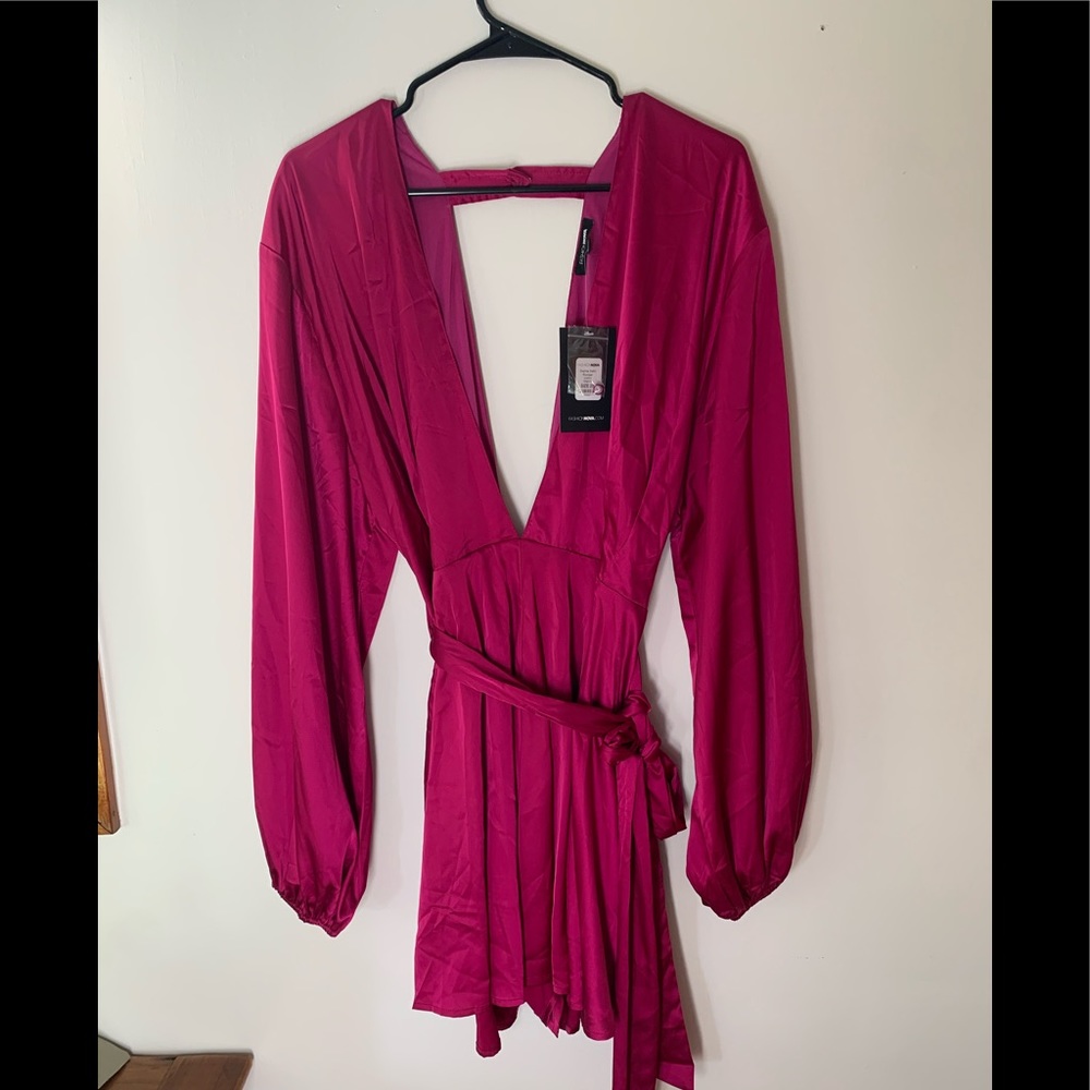 Fashion Nova Surplice Romper